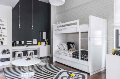 25 Idea for black and white bedrooms any child will love